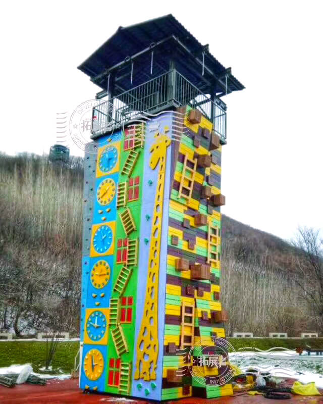 adventure tower, climbing tower, challenge tower, climbing wall