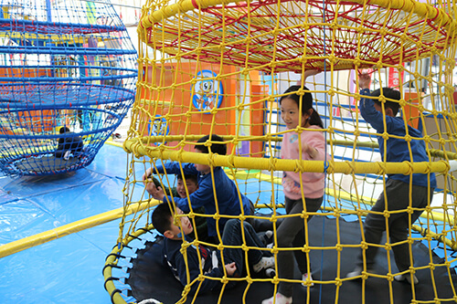 When Child Plays, Is He Just Having Fun? adventure ropes course