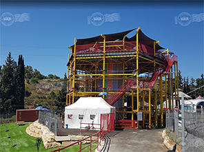 ropes course, zipline, challenge tower, climbing wall, outdoor ropes course, adventure park