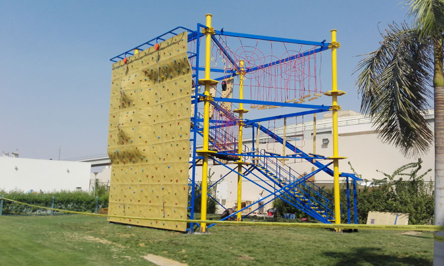 Outdoor High Rope Challenge Course Based in Egypt