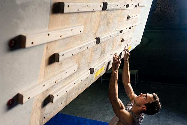 rock climbing wall, climbing gym wall