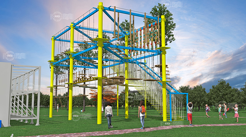 ropes course, treetop challenge course, adventure park, ropes course design conception, high ropes course, low ropes course, ropes course manufacturer