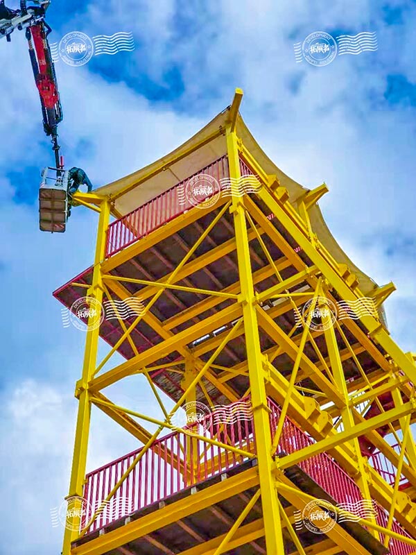 adventure park, ropes course, zip line, climbing wall