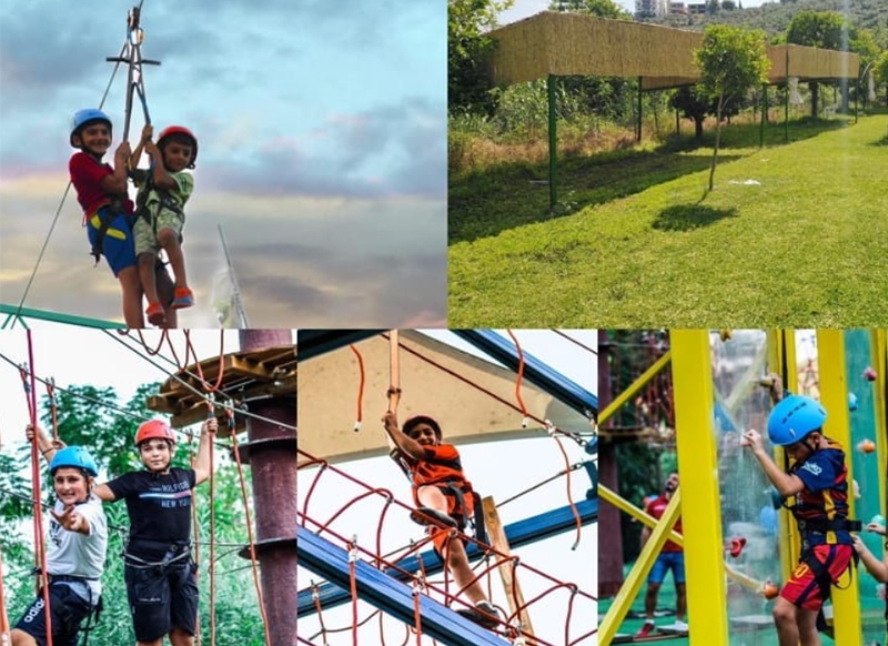 Challenge Course, Ropes Course, High Ropes Course, Rope Obstacle Course, Team Building Activities