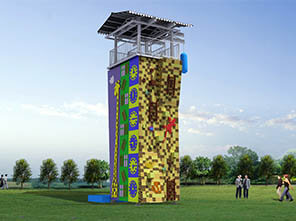 adventure tower, climbing tower, challenge tower, climbing wall