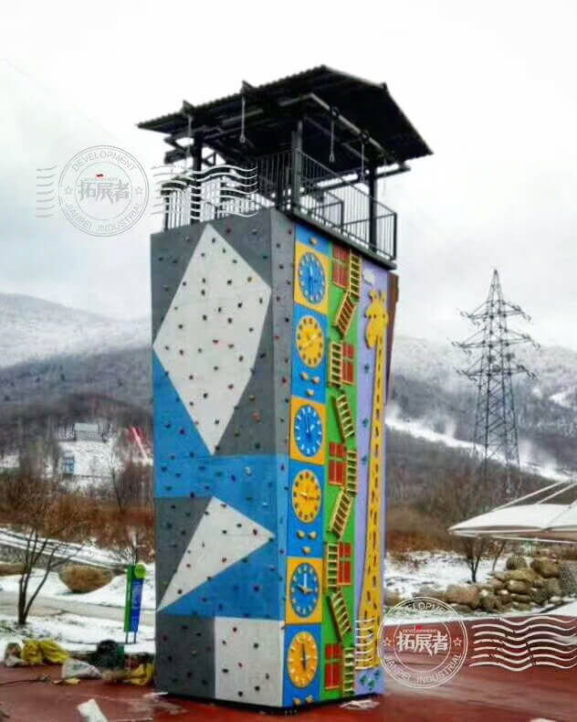 adventure tower, climbing tower, challenge tower, climbing wall