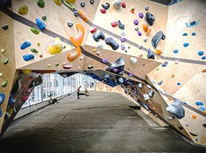 climbing wall, climbing structure