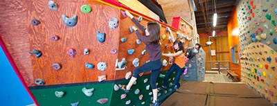 climbing wall, climbing structure