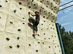 climbing wall, climbing gym