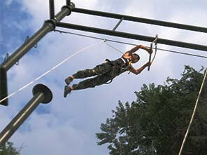 leap of faith, high ropes adventure, ropes course builder