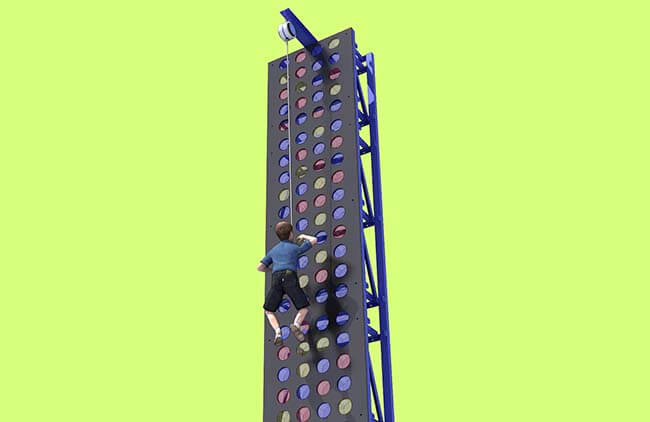 climbing wall, glass climbing wall, skyscraper climbing wall