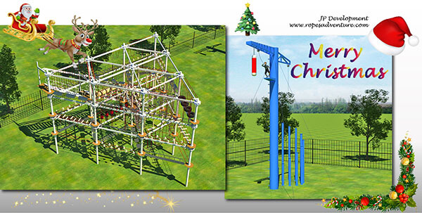 ropes course, jp development , Christmas