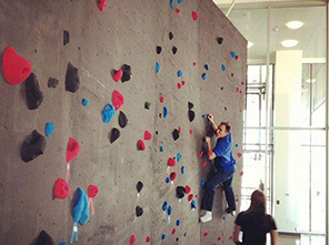 office climbing wall, rock climbing wall, climbing wall, climbing wall projects, climbing walls, corporate climbing wall 