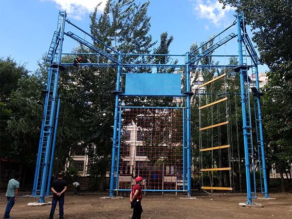 Climbing Wall, Giant’s Ladder, Power Leap Bar