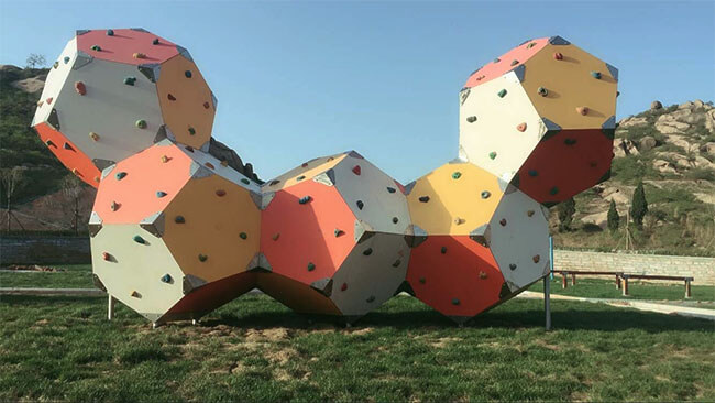 polyhedral climbing, climbing structure