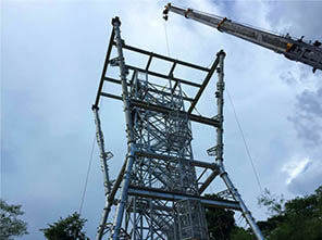 challenge tower, adventure park, obstacle course, high ropes