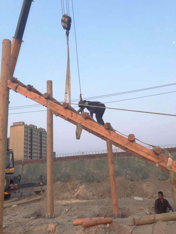 obstacle course, obstacle course equipment, wood obstacle course