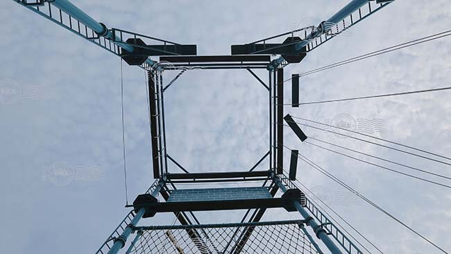 adventure park, outdoor adventure playground, obstacle course