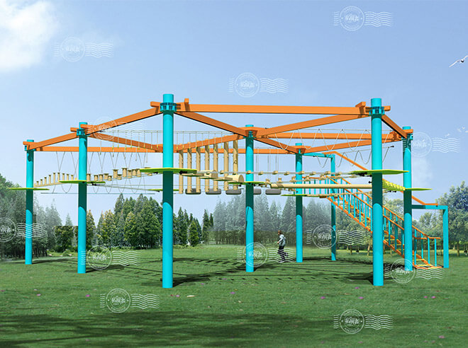 Adventure ropes Course, aerial adventure course, high low ropes, ropes challenge course