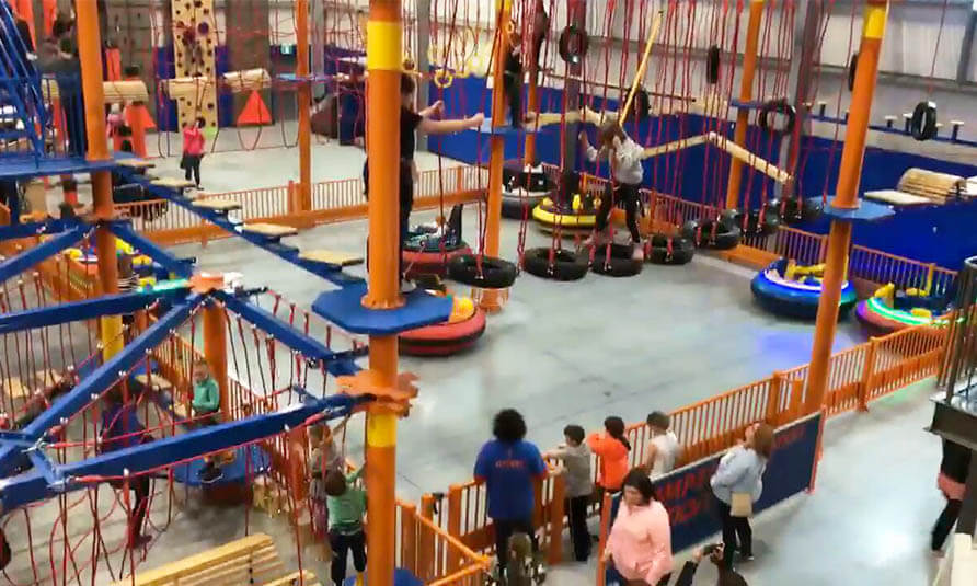 Ropes Course,Playground Equipment, Adventure Playground, High Ropes, Family Entertainment Center