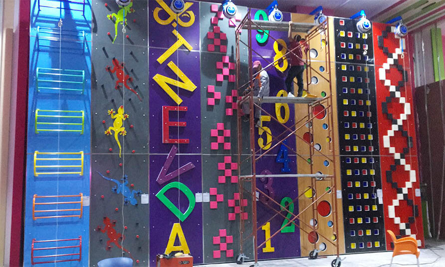 childrens climbing wall, jp climb, playground equipment