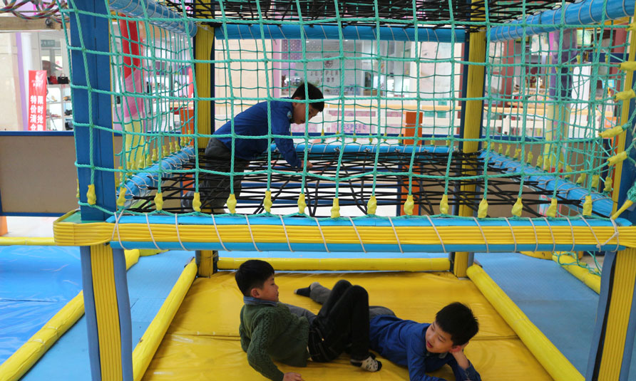 [!--Indoor Playground Equipment, children's adventure playground equipment, children's aerial ropes--]