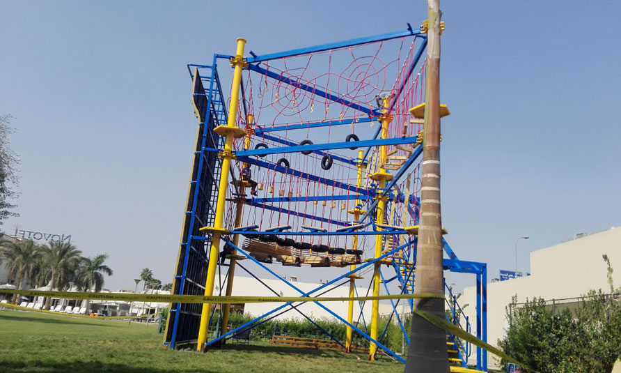 Outdoor High Rope Challenge Course Based in Egypt