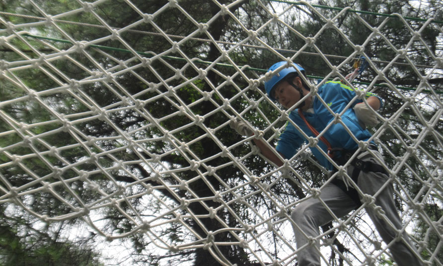 Treetop Challenge Course in Jiuguojing Forest Park, treetop adventure, tree top adventure park