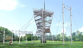 Challenge Tower, adventure tower, high ropes