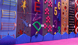 childrens climbing wall, jp climb, playground equipment