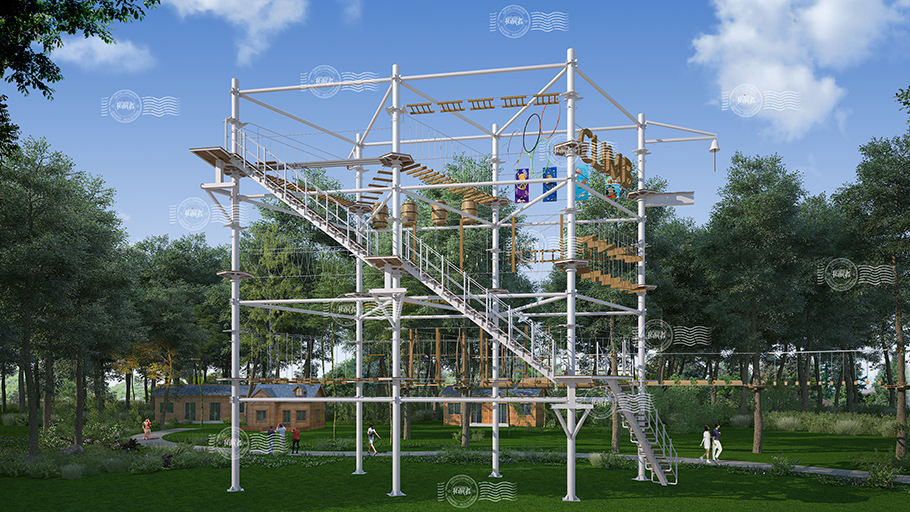 adventure park, ropes park, theme park equipment