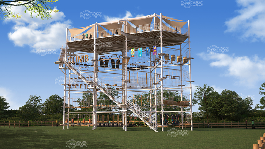 adventure park, ropes park, theme park equipment