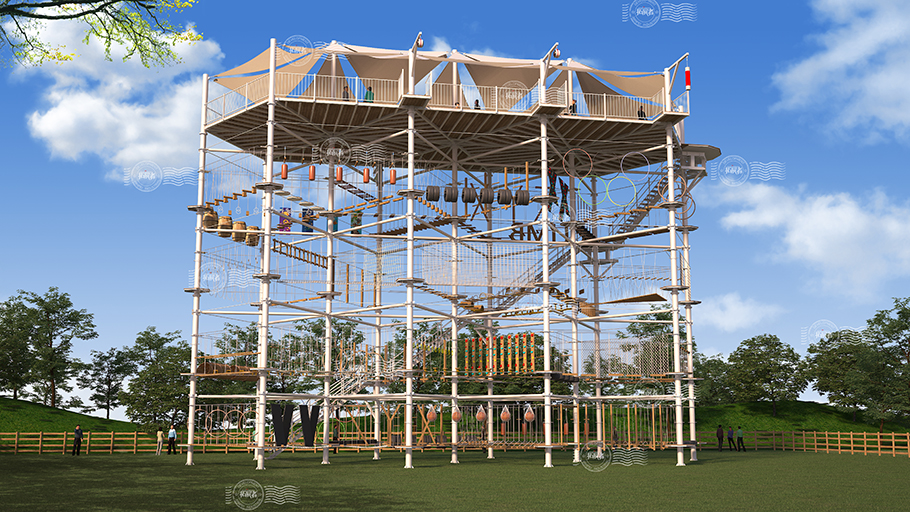 adventure park, ropes park, theme park equipment