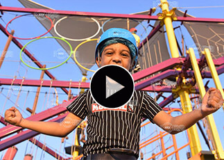 obstacle course, advenure park, rope park, camp, high ropes course