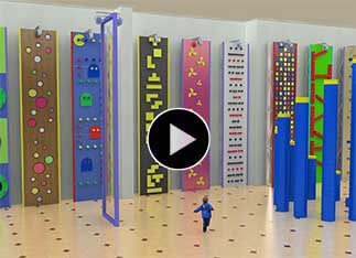 Indoor Climbing Wall, kids climbing gym, children's climbing wall